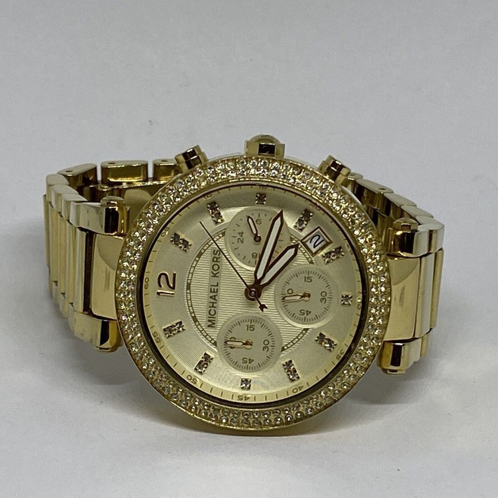 Michael Kors Parker MK5354 Women's Gold Stainless Steel Analog Dial Watch VK731 - Picture 7 of 12
